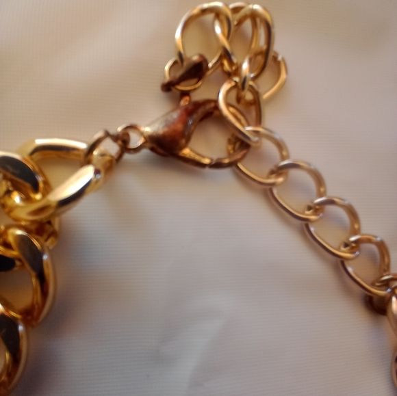 Traci Lynn Crystal gemstone & Pearl rope bib statement necklace! - Picture 6 of 7